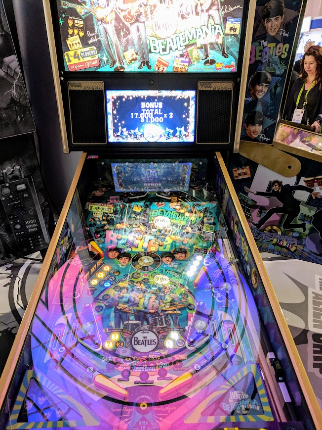 CES 2019 Beatles Pinball