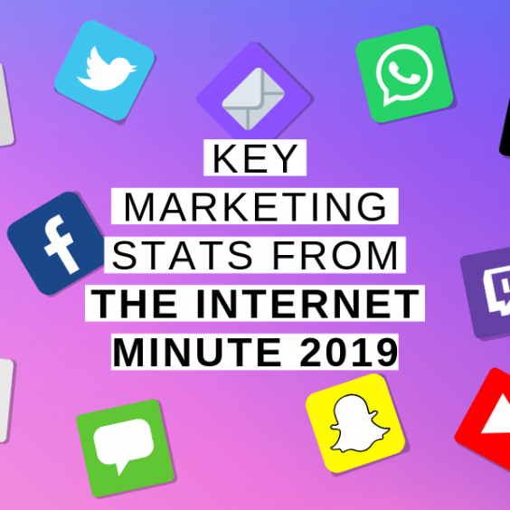 Key marketing stats from the internet minute 2019