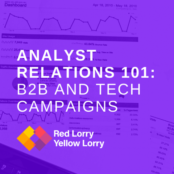 Analyst relations 101: b2b and technology campaigns