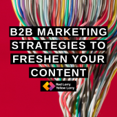 B2b marketing strategies to freshen your content