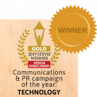 Gold 2019 Stevie Winner