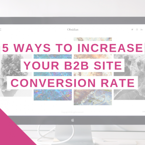 b2b site conversion rate