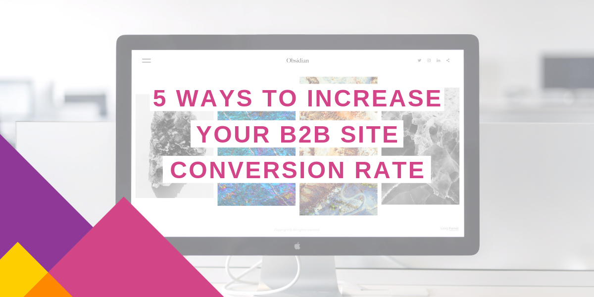 b2b site conversion rate
