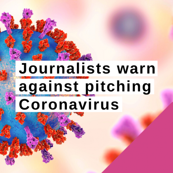 pitching Coronavirus to Journalists