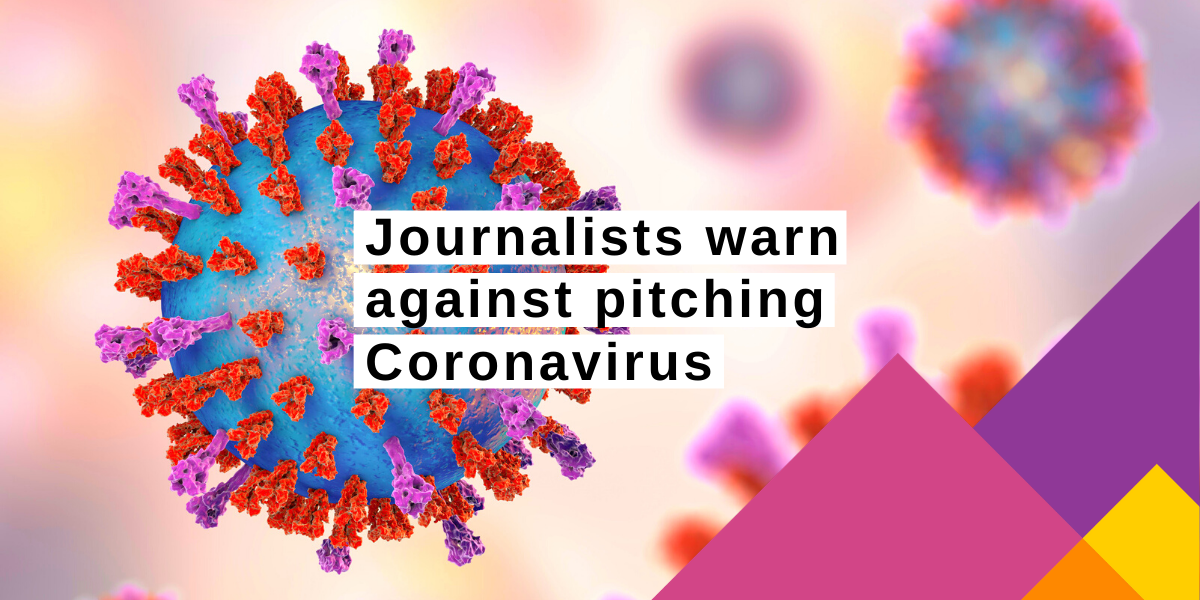 pitching Coronavirus to Journalists