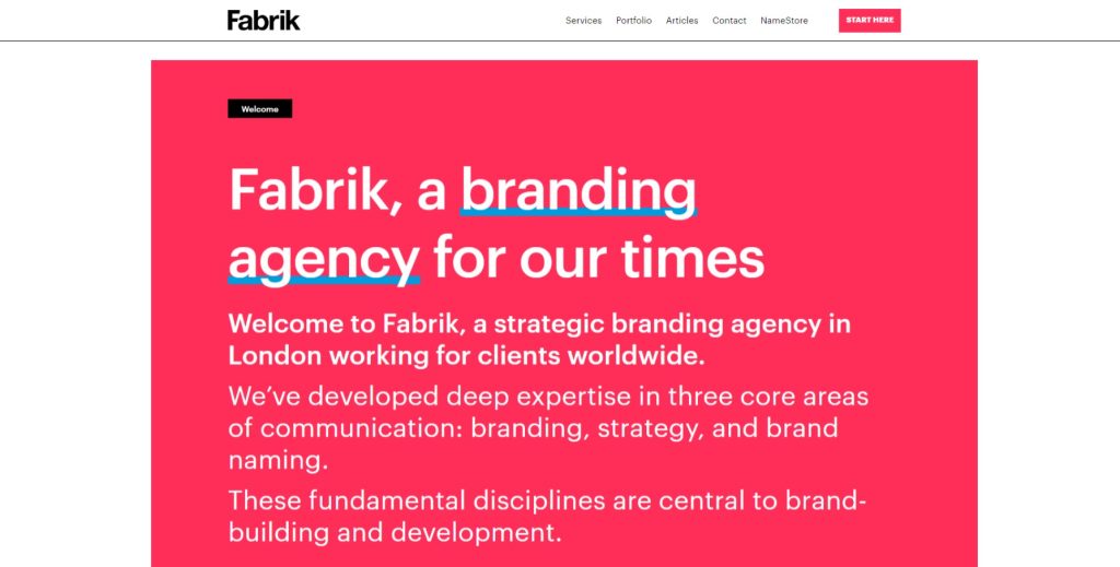 b2b marketing agency: Fabrik