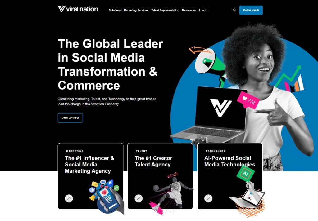 b2b marketing agency: Viral Nation