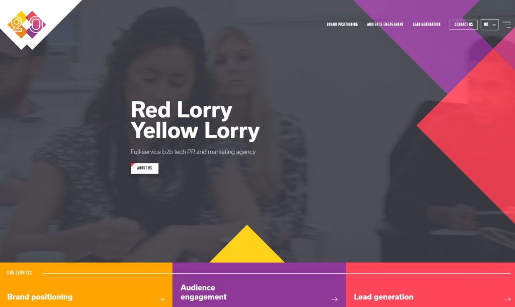 b2b marketing agency: Red Lorry Yellow Lorry